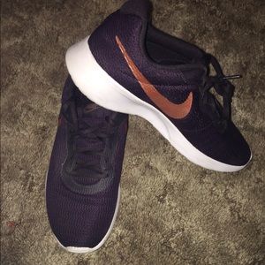 Purple and Gold Nikes